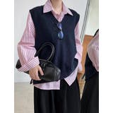 ネイビー | ノースリーブ【韓国ファッション】 | Bifrost