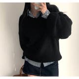 ブラック | ニット・セーター【韓国ファッション】 | Bifrost