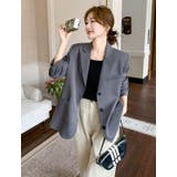 背面リボンディテールオーバーサイズブレザー | Bifrost | 詳細画像2 