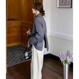 背面リボンディテールオーバーサイズブレザー | Bifrost | 詳細画像14 