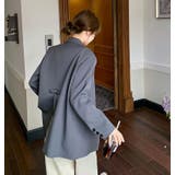 背面リボンディテールオーバーサイズブレザー | Bifrost | 詳細画像15 