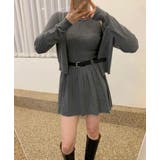 ニットカーディガン付きツーピースニットワンピース | Bifrost | 詳細画像4 