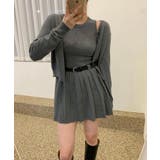 ニットカーディガン付きツーピースニットワンピース | Bifrost | 詳細画像6 