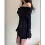 オフショルダーリブニットワンピース | Bifrost | 詳細画像7 