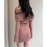 オフショルダーリブニットワンピース | Bifrost | 詳細画像14 