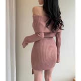 オフショルダーリブニットワンピース | Bifrost | 詳細画像16 