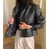 ボタンデザインレザージャケット | Bifrost | 詳細画像4 