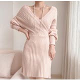 ケーブルニットクロスワンピース | Bifrost | 詳細画像1 