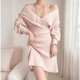 ケーブルニットクロスワンピース | Bifrost | 詳細画像4 