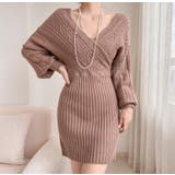 ケーブルニットクロスワンピース | Bifrost | 詳細画像6 