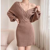 ケーブルニットクロスワンピース | Bifrost | 詳細画像7 