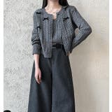 リボンデコレーションのツーピースニットカーディガン | Bifrost | 詳細画像9