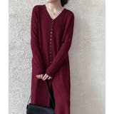 結びデザインのツーピースニットワンピース | Bifrost | 詳細画像3 