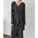 結びデザインのツーピースニットワンピース | Bifrost | 詳細画像7 