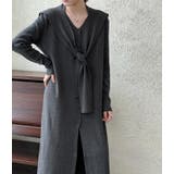 結びデザインのツーピースニットワンピース | Bifrost | 詳細画像9 