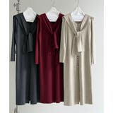 結びデザインのツーピースニットワンピース | Bifrost | 詳細画像11 