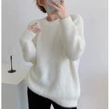 丸襟ふわふわニットセーター | Bifrost | 詳細画像1