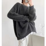 丸襟ふわふわニットセーター | Bifrost | 詳細画像15