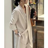 オフホワイト | ウエストベルト付きスーツセット | Bifrost