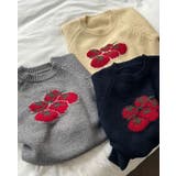 トマト刺繍デザインの可愛らしいニットセーター | Bifrost | 詳細画像13 
