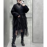 タートルネックレイヤードチュールワンピース | Bifrost | 詳細画像7