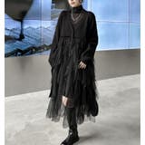 タートルネックレイヤードチュールワンピース | Bifrost | 詳細画像9