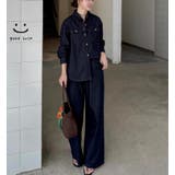 ブルー | デニムセットアップ 【韓国ファッション】 | Bifrost