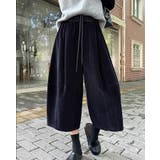 ネイビー | ハーフパンツ コーデュロイ ウエストダーツ付き | Bifrost