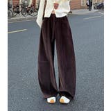 コーデュロイワイドパンツ ウエストダーツ付き | Bifrost | 詳細画像8 