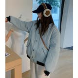クルーネックダイヤモンドクォイルドジャケット | Bifrost | 詳細画像1
