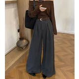 プリーツワイドパンツ ハイウエスト | Bifrost | 詳細画像6