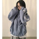 ボリュームスリーブストライプフリースジャケット | Bifrost | 詳細画像17