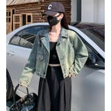 ショート丈で可愛らしい!デニムブルゾン | Bifrost | 詳細画像3