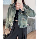 ショート丈で可愛らしい!デニムブルゾン | Bifrost | 詳細画像9