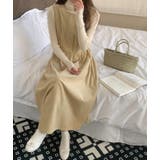 ボタンアクセントのキュートなノースリーブワンピース | Bifrost | 詳細画像1 