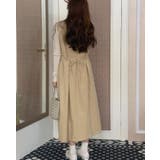 ボタンアクセントのキュートなノースリーブワンピース | Bifrost | 詳細画像4 