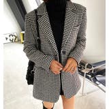 チェック柄ブレザーコート | Bifrost | 詳細画像5 