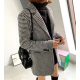 チェック柄ブレザーコート | Bifrost | 詳細画像7 