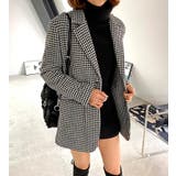 チェック柄ブレザーコート | Bifrost | 詳細画像8 