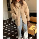 ハイネック紐締め＆ふわふわボアジャケット | Bifrost | 詳細画像6 