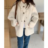 ハイネック紐締め＆ふわふわボアジャケット | Bifrost | 詳細画像8 