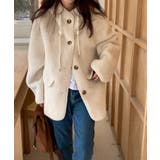 ハイネック紐締め＆ふわふわボアジャケット | Bifrost | 詳細画像10 