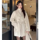 ダブルブレストデザインの上品なオーバーサイズコート | Bifrost | 詳細画像3 