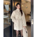 ダブルブレストデザインの上品なオーバーサイズコート | Bifrost | 詳細画像12 