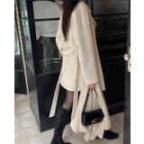 ダブルブレストデザインの上品なオーバーサイズコート | Bifrost | 詳細画像17 