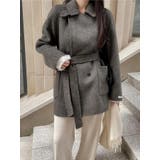 ダブルブレストデザインの上品なオーバーサイズコート | Bifrost | 詳細画像18 