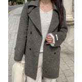 ダブルブレストデザインの上品なオーバーサイズコート | Bifrost | 詳細画像21 