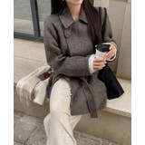 ダブルブレストデザインの上品なオーバーサイズコート | Bifrost | 詳細画像23 