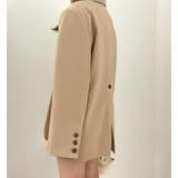 アンパディールデザインのダブルブレストロングショルダーブレザー | Bifrost | 詳細画像4