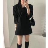 アンパディールデザインのダブルブレストロングショルダーブレザー | Bifrost | 詳細画像16